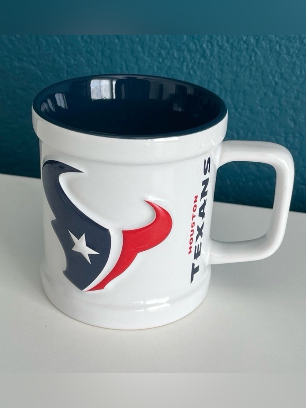 NFL Football Houston Texans Texas Coffee Cup 3D Logo